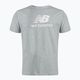 Pánské tričko New Balance Essentials Stacked Logo Co šedé NBMT31541AG 5