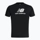 Pánské tričko New Balance Essentials Stacked Logo Co černé NBMT31541BK 5