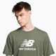 Pánské tričko New Balance Essentials Stacked Logo Co zelené NBMT31541DON 4