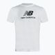Pánské tričko New Balance Essentials Stacked Logo Co bílé NBMT31541WT 5