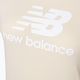Dámské tričko New Balance Essentials Stacked Logo Co béžové NBWT31546 7
