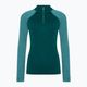 Dámské termo tričko longsleeve Smartwool Classic Thermal Merino Baselayer 1/4 Zip Boxed emerald 3