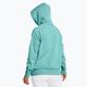 Dámská mikina Under Armour Rival Fleece Hoodie radial turquoise/white 2