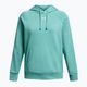 Dámská mikina Under Armour Rival Fleece Hoodie radial turquoise/white 4