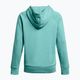 Dámská mikina Under Armour Rival Fleece Hoodie radial turquoise/white 5