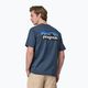 Pánské trekingové tričko Patagonia P-6 Logo Responsibili-Tee utility blue 2