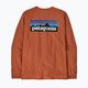 Pánské tričko Patagonia P-6 Logo Responsibili  Longsleeve redtail rust