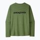 Pánské tričko Patagonia Cap Cool Daily Graphic-Waters Longsleeve casting logo/terrain green x-dye 