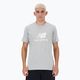 Pánské tričko  New Balance Stacked Logo athletic grey 3