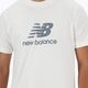 Pánské tričko  New Balance Stacked Logo white 4