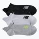 Ponožky New Balance Running Repreve No Show Tab 3 páry grey/white/black 2