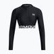 Dámské tréninkové tílko top  Under Armour Heat Gear Rib 1/4 Zip black/black/white 2