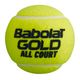 Sada tenisových míčků 4 ks. BABOLAT Gold All Court 4 žlutá 502085 2
