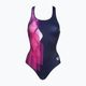 Dámské jednodílné plavky arena Swim Pro Back L navy blue/pink 002842/700 4