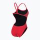 Jednodílné dámské plavky arena Team Challenge Solid červené 004766 5