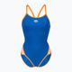 Dámské jednodílné plavky arena Icons Super Fly Back Solid blue/orange 005036/751