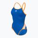 Dámské jednodílné plavky arena Icons Super Fly Back Solid blue/orange 005036/751 2