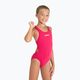 Jednodílné dětské plavky arena Team Swim Tech Solid červené 004764/960 5