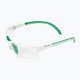 Brýle na squash Tecnifibre bílé/zelené 54SQGLWH21 5