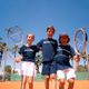 Dětské tenisové tričko Tecnifibre Team Cotton Tee marine 3