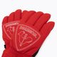 Rossignol Jr Rooster G sports červené dětské lyžařské rukavice 4