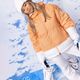 Dámská snowboardová bunda ROXY Chloe Kim Puffy mock orange 6