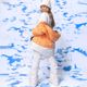 Dámská snowboardová bunda ROXY Chloe Kim Puffy mock orange 7