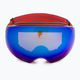 Quiksilver Greenwood S3 majolica blue / clux red mi snowboardové brýle 3