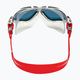 Plavecká maska Aquasphere Vista bílá/stříbrná/zrcadlově červená titanová MS5050915LMR 9