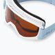 Dětské lyžařské brýle Alpina Piney white/skyblue matt/orange 5