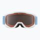 Dětské lyžařské brýle Alpina Piney white/skyblue matt/orange 8