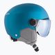 Dětské lyžařské helmy Alpina Zupo Visor Q-Lite turquoise matt 11