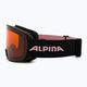Lyžařské brýle Alpina Nakiska black/rose matt/orange 4