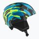 Dětská lyžařská helma Alpina Pizi neonově modrá/zelená lesklá 9