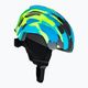 Dětská lyžařská helma Alpina Pizi neonově modrá/zelená lesklá 4