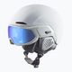 Lyžařská helma Alpina Alto Q-Lite white matt/blue revo 7