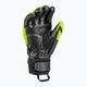 Pánské lyžařské rukavice LEKI WCR Venom SL 3D black ice/lemon 6