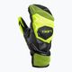 Pánské lyžařské rukavice LEKI WCR Venom SL 3D Mitt black ice/lemon 5