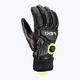 LEKI Griffin Tune 3D Boa pánské lyžařské rukavice black/graphite/ ice lemon 5