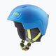 Dětská lyžařská helma UVEX Manic Pro modrá/limetková matná 6