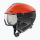 Lyžařská helma UVEX Instinct Visor černá/červená 56/6/260/7005 9