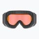 UVEX Evidnt Attract CV S2 lyžařské brýle černé matné/zrcadlové červené/kontra oranžové/čiré 3