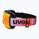 UVEX Downhill 2100 CV S2 lyžařské brýle černé lesklé/zrcadlově šarlatové/colorvision oranžové 4