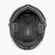 Lyžařská helma UVEX Wanted Visor Pro V white matt/variomatc smoke 10