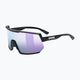 Sluneční brýle UVEX Sportstyle 235 black mat/mirror lavender