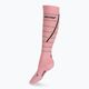 Kompresní běžecké ponožky dámské CEP Reflective růžové WP401Z 2