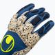 Uhlsport Hyperact Supergrip+ Reflex brankářské rukavice modré 101123001 3