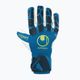 Dětské brankářské rukavice uhlsport Hyperact Supersoft HN modro-bílé 101123601 4