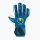 Dětské brankářské rukavice uhlsport Hyperact Supersoft modro-bílé 101123701 4