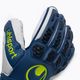 Dětské brankářské rukavice uhlsport Hyperact Supersoft modro-bílé 101123701 3
